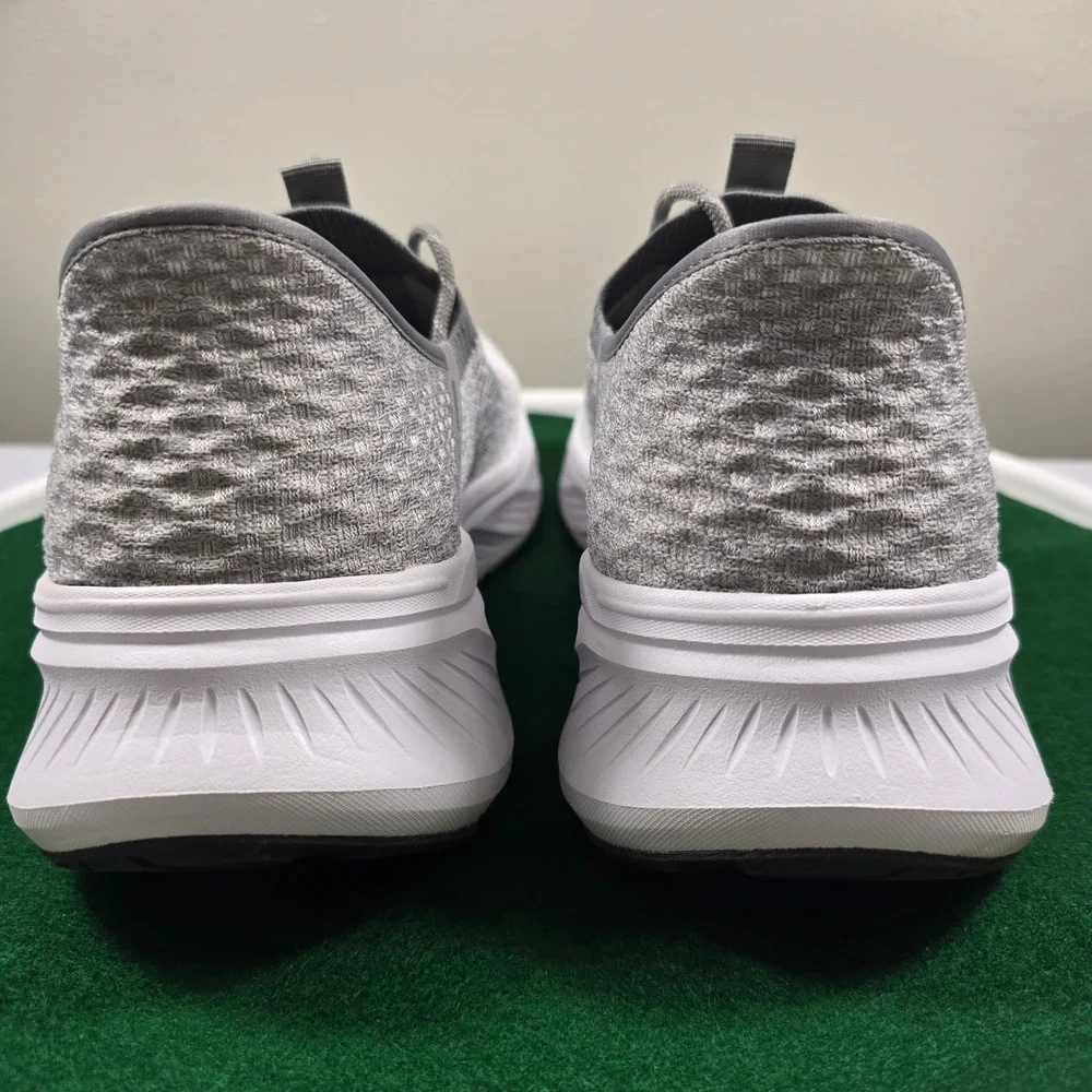 Skechers Edgeride Slip-ins Running Shoes Mens 11 White/Gray 232932 WGY Clean! - Picture 5 of 11